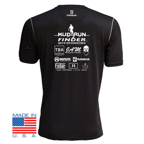 Mud Run Finder MudGear Men's Fitted Race Jersey Short Sleeve v3 Pre-Order