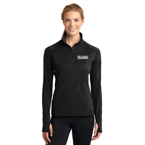 Gut Check Fitness Sport-Tek Ladies 1/2-Zip Pullover Pre-Order (Black only)