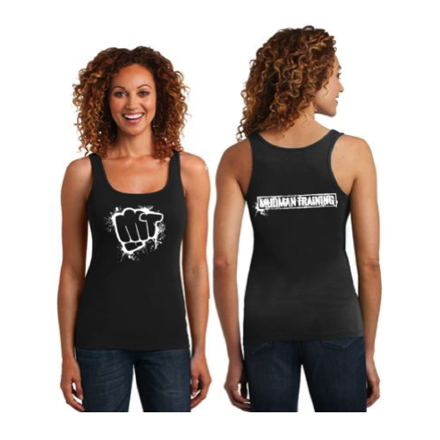 MudMan Training District Made Ladies Mini Racerback Tank (Black) Pre-Order