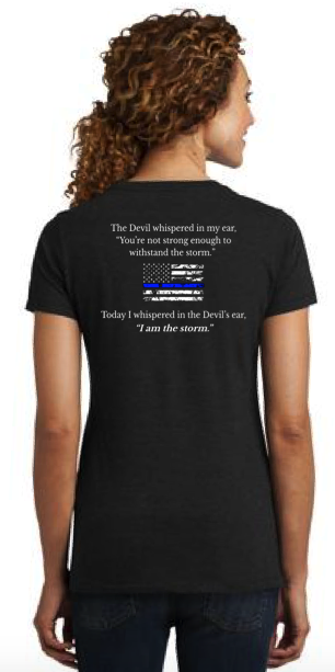Team Blue Line District Made Ladies Perfect Blend Crew Tee Pre-Order