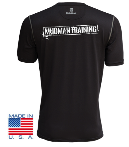 MudMan Training MudGear Fitted Race Jersey v3 Short Sleeve (Badass Black) Pre-Order