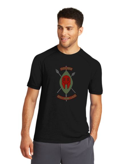 Black Spartans Sport-Tek Men's PosiCharge Tri-Blend Wicking Raglan Tee Pre-Order