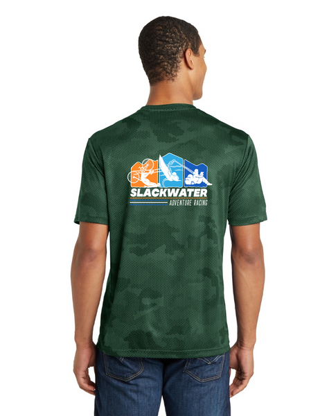 Slackwater Adventure Racing Men's Sport-Tek CamoHex Tee Pre-Order