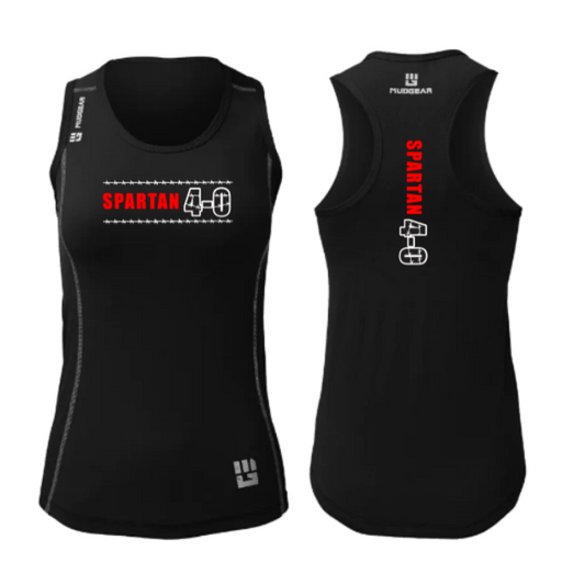 Spartan 4-0 MudGear Women's Performance Racerback Tank Pre-Order