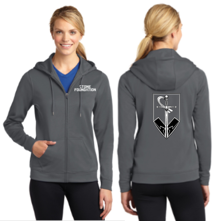 Stone Foundation Sport-Tek Ladies Sport-Wick Fleece Full-Zip Hooded Jacket Pre-Order