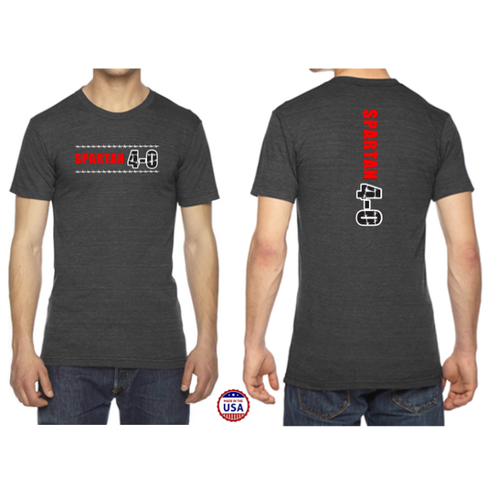 Spartan 4-0 USA Made Men's Tri-Blend Tee Pre-Order