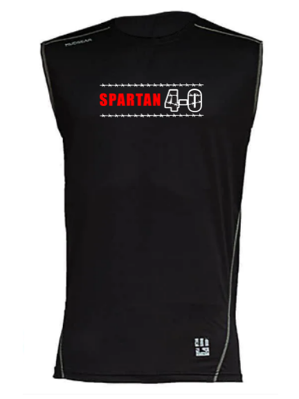 Spartan 4-0 MudGear Men's Fitted Race Jersey v3 Sleeveless Tee Pre-Order