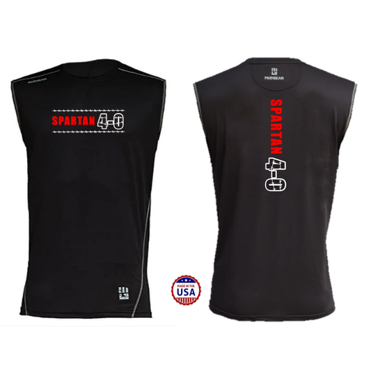 Spartan 4-0 MudGear Men's Fitted Race Jersey v3 Sleeveless Tee Pre-Order