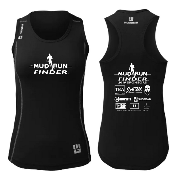 Mud Run Finder MudGear Women's Performance Racerback Tank Pre-Order