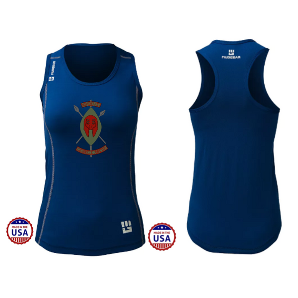 Black Spartans MudGear Women's Performance Racerback Tank Pre-Order